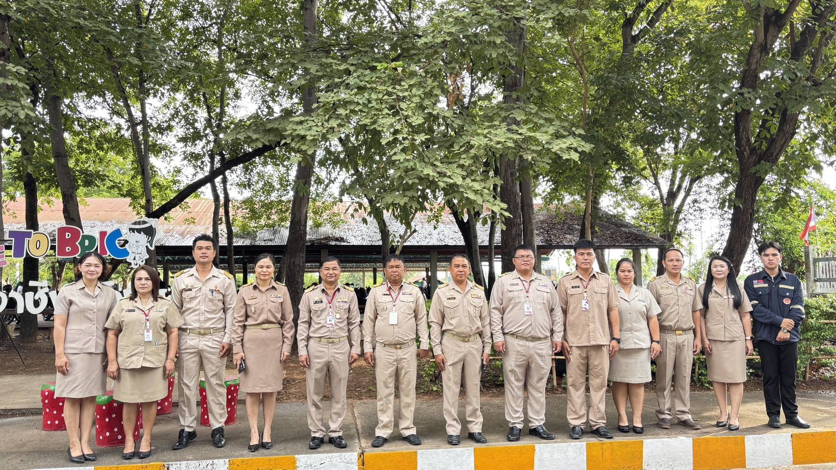 เปิดเทอมวันแรกวิทยาลัยการอาชีพบ้านไผ่