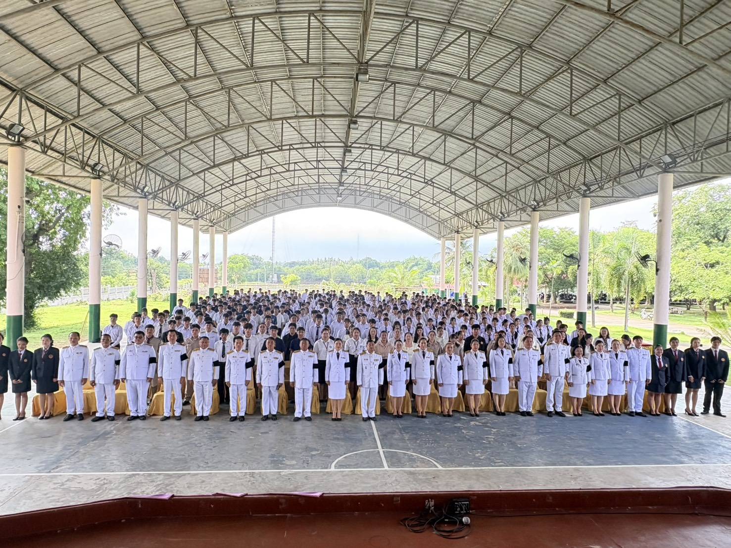  วิทยาลัยการอาชีพบ้านไผ่ ร่วมพิธีเจริญพระพุทธมนต์และถวายพระพรชัยมงคล เนื่องในโอกาสวันเฉลิมพระชนมพรรษา สมเด็จพระนางเจ้าสุทิดา พัชรสุธาพิมลลักษณ พระบรมราชินี ๓ มิถุนายน ๒๕๖๙